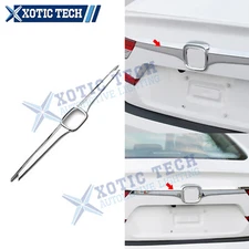 1Pcs JDM Race Style Chrome Exterior Rear Door Trunk ABS Trim For Honda Accord