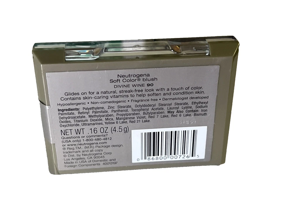 Neutrogena Soft Color Blush, # 90 Divine Wine, NET WT. .16 oz - Image 3 of 3
