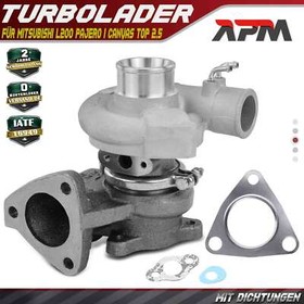 Turbolader für Mitsubishi L200 Pajero I Canvas Top L04 G 2.5 TD BJ 1986-1996