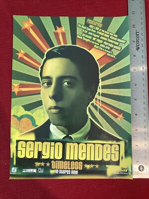 Sergio Mendes Timeless CD Promo 2006 Print Ad | eBay