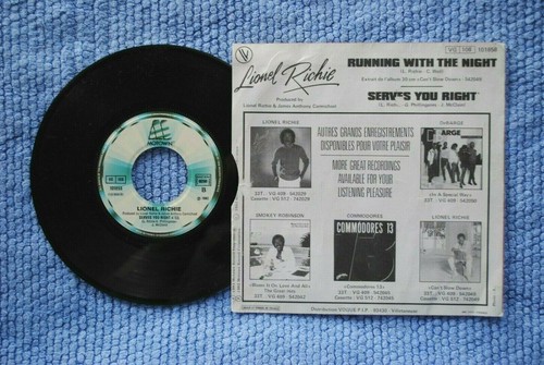 LIONEL RICHIE / SP MOTOWN 101858 / 1983 (F) - Picture 2 of 2