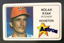 1981 Perma-Graphics Nolan Ryan Credit Card - Great Oddball- 10+ Items Ship FREE!