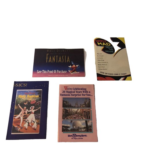 Fantasia (VHS, 1991) Walt Disney’s Masterpiece Classic Mickey Mouse Disney VHS - Picture 5 of 5
