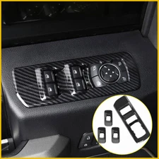 Accessories Window lift switch panel Plastic Cover trim For 2015-2019 Ford F150