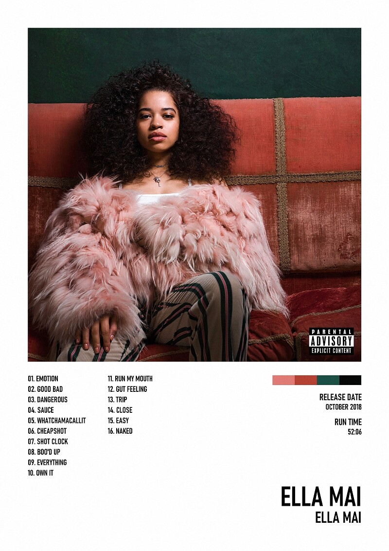 Ella Mai - Ella Mai Album Poster 20x30