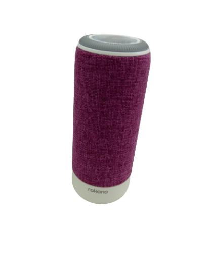 Rokono Bass+ Accents Wireless Bluetooth NFC Speaker 6Hr Playtime - Burgundy