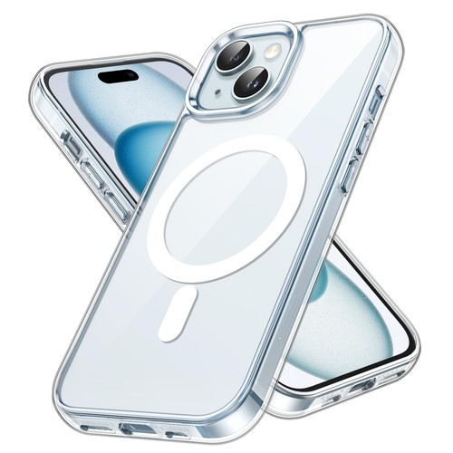 JETech Cover Magnetica per iPhone 15 61 Pollici Compatibile con MagSafe Ricar...