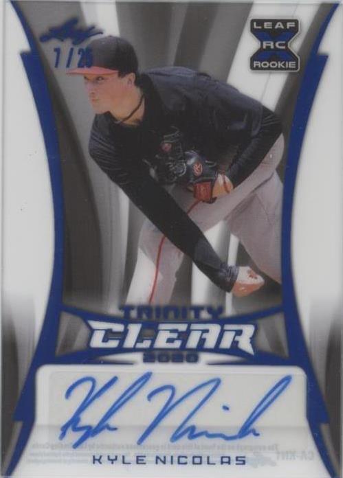 2020 Leaf Trinity - Kyle Nicolas #CA-KN1 - 1 of 1