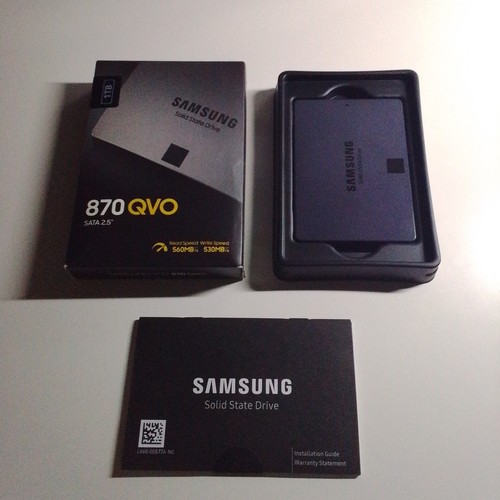 Samsung 870 QVO 1TB 2,5 Zoll SATA III Interne SSD (MZ-77Q1T0BW) - WIE NEU!