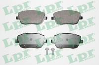 LPR Bremsbelagsatz Scheibenbremse 05P817 FüR Seat Polo 9A4 Fabia VW 6Y2 9A6 6Y5