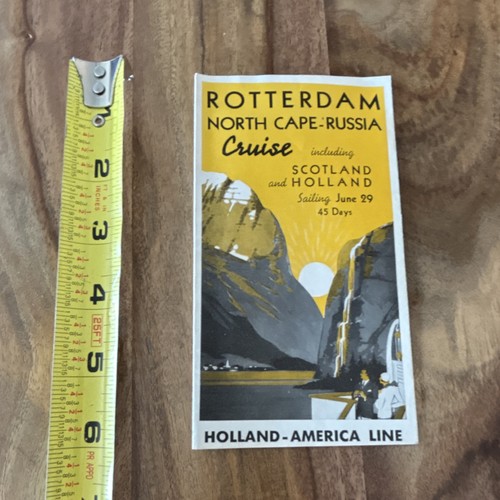 Holland America Line Rotterdam North Cape-Russia Cruise Brochure