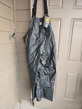Carhartt Men's 3XL Green PVC Rain Storm Bib Overalls Waterproof Waders. W Tags