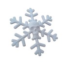 2 Pcs Goth Skull Ornaments – Snowflake Alternative Xmas Tree Decorations