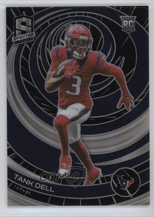 2023 Panini Spectra Rookies Hyper Prizm /75 Tank Dell #153 0hj2