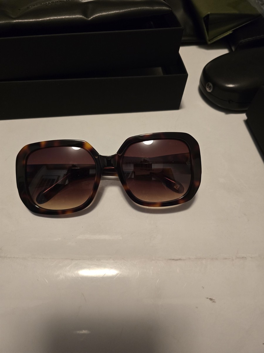 Carolina Lemke Square Demi Tortoise Plastic Brown Gradient  display picture 1