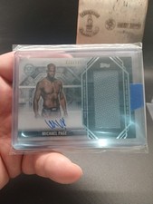 2025 Topps UFC Michael Venum Page MVP Auto 38/199 Jumbo Fight Mat Relic 🔥