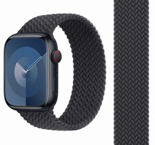 GENUINE APPLE SIZE 6 BRAIDED SOLO LOOP MIDNIGHT STRAP BAND 44MM 45MM 46MM 49MM