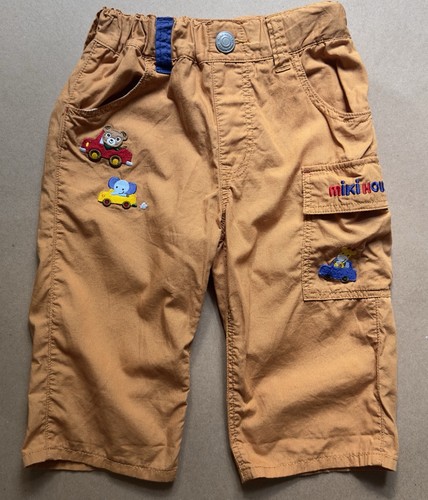 Miki House Embroidered Twill Children’s Pants Size 120 5T Pucchi And Friends