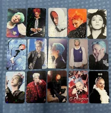 Photocards GDragon Bigbang 15 Pieces Holograpic Trading Card Set #6 