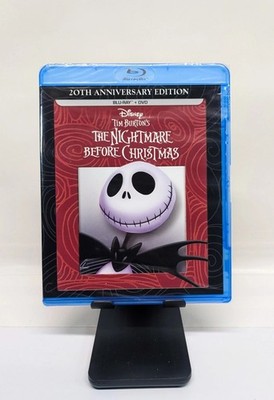 The Nightmare Before Christmas: 20th Anniversary (Blu-ray + DVD) RARE OOP SEALED
