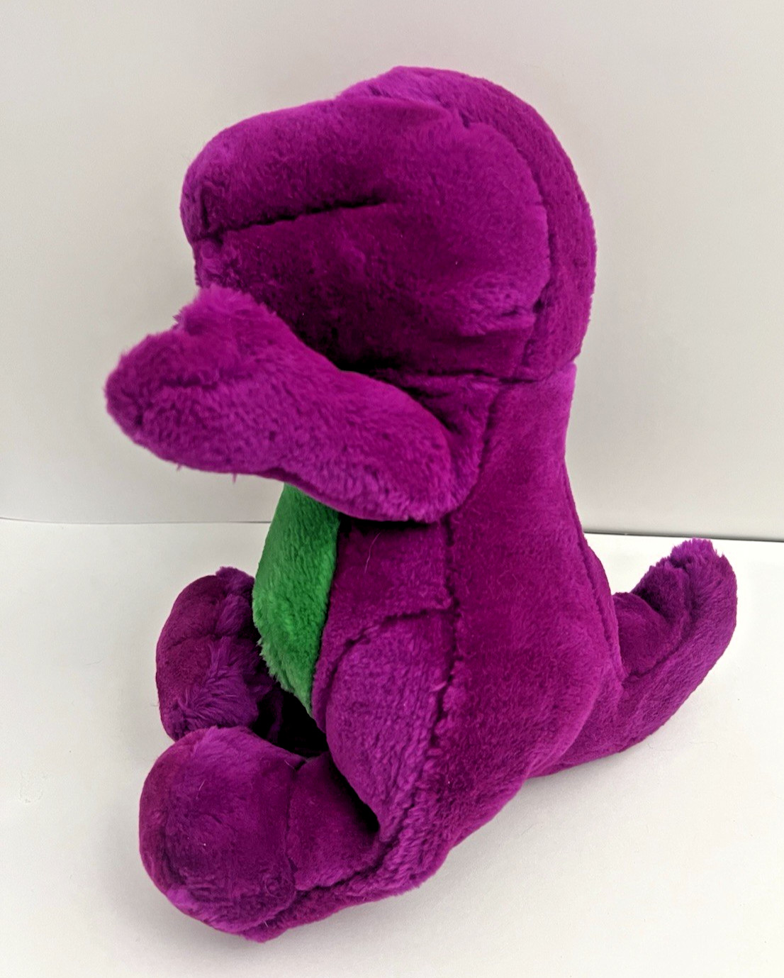 Vintage Barney the Dinosaur 12” Plush Purple Stuffed Animal Lyons Group 1992