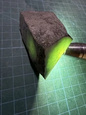 360g Burmese jadeite slab莫西沙冰种明料