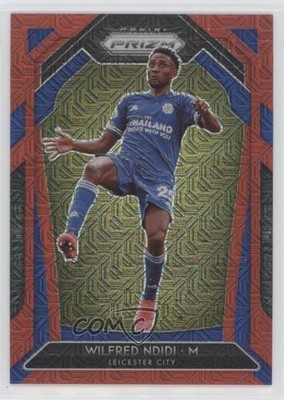 2020-21 Panini Prizm Premier League Red Mojo 66/135 Wilfred Ndidi #128 4k8