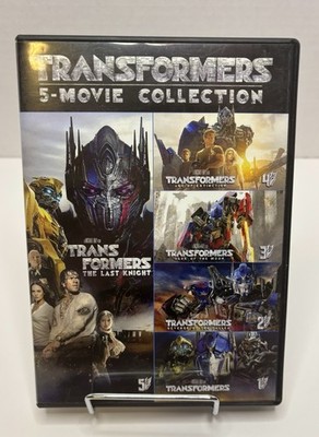 Paramount Transformers 5-Movie Collection DVD Box Set Widescreen PG-13 2017