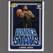 LEBRON JAMES 2024-25 Donruss Optic #1 Winner Stays LAKERS