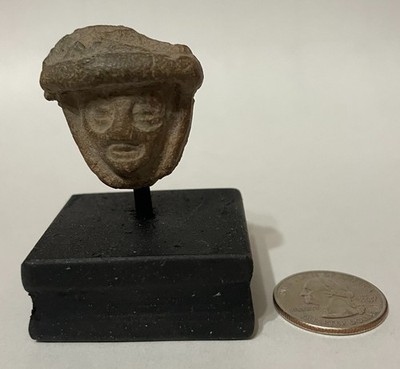 Ancient Oaxacan Human Effigy Artifact Zapotec or Mixtec former Museum Piece