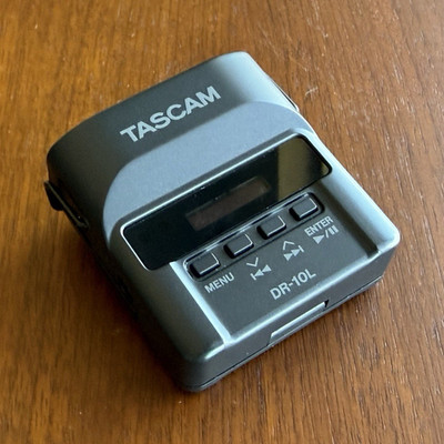 TASCAM DR-10L Portable Battery-Powered Digital Recorder USB w/ Lavalier Mic