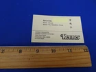Kenner Employee Business Card 1978 Star Wars Original Rare Vintage MINT