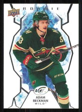 2021-22 Upper Deck Ice #139 Adam Beckman RC