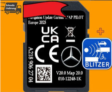 SD KARTE für MERCEDES GARMIN MAP PILOT V20 A2189062704 NTG5 STAR1 EUROPA