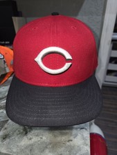 VTG Cincinnati Reds New Era 59Fifty Diamond Wool USA 7 5/8 MLB Baseball Hat Cap
