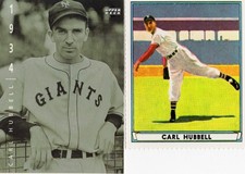 Carl Hubbell Lot of 2 1994 Ken Burns/ Dover Reprint 1941 Playball