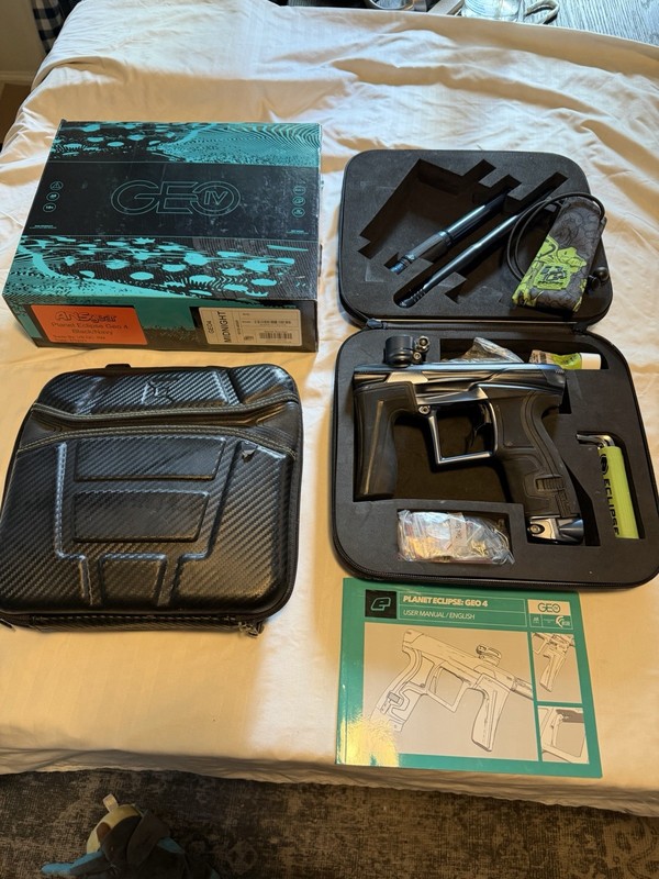 Planet Eclipse Geo 4 Paintball marker deuce trigger. exalt case ￼ 