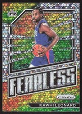 1533H 2022-23 Panini Prizm #6 Kawhi Leonard Fearless Prizms Fast Break
