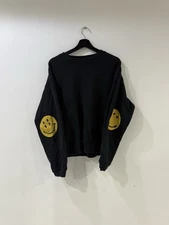 Kapital Japan Smiley Face Crewneck Black size 4 Medium