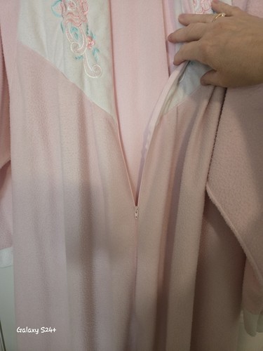 Vintage Fundamental Woman Pink Robe 70s/80s - Picture 4 of 5