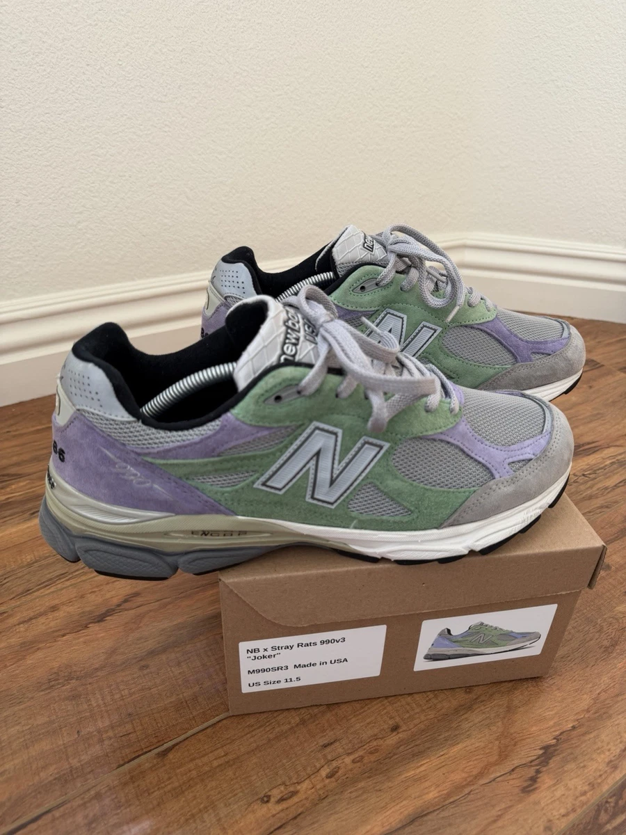 New Balance Stray Rats x 990v3 Made in USA The Joker for Sale