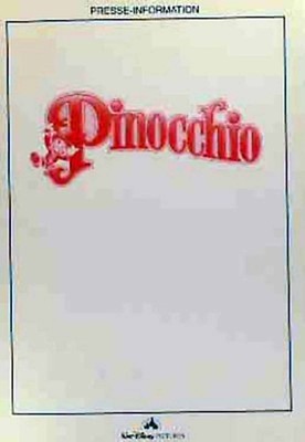 Pinocchio - Fred Moore - Joe Grant - Leigh Harline - Presseheft + 5 Pressefotos