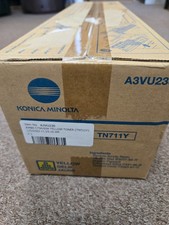 Konica Minolta TN-711Y Original Laser Toner Cartridge Yellow - NEW, Sealed