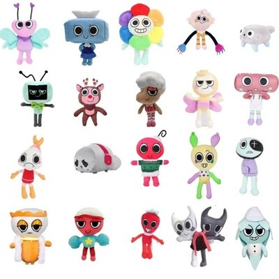 Dandy's World Plush Goob Pebble Cute Horror Game Anime Plushie Doll Gift