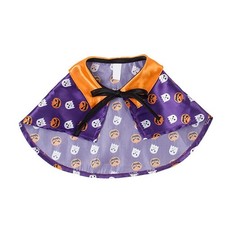 Flaring Cats Outfit Suit Lovely Cats Pumpkins Capes Holiday Festival Decoration