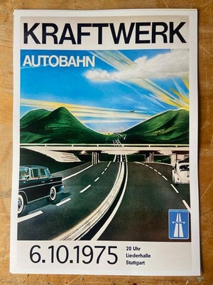 Kraftwerk - Autobahn Tour - Liederhalle Stuttgart, BRD 1975  old Germany