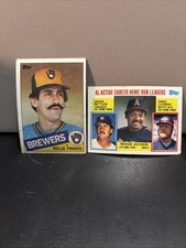 1985 Topps - Rollie Fingers #750 and Home Run Leaders