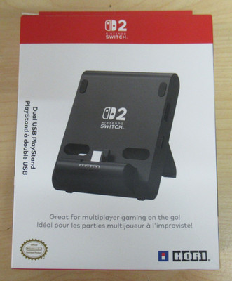 Nintendo Switch Dual USB Play Stand PlayStand Hori NSX-002E schwarz