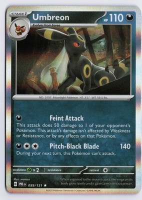 Umbreon - PRE #059/131 SV: Prismatic Evolutions Holofoil NM