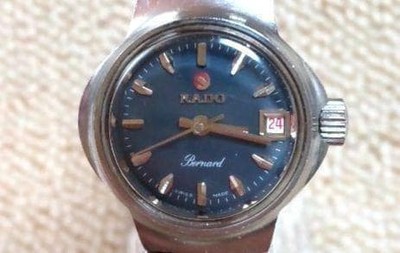 Rado Bernard Damen Automatik Dress Watch Navy Armband 16 cm